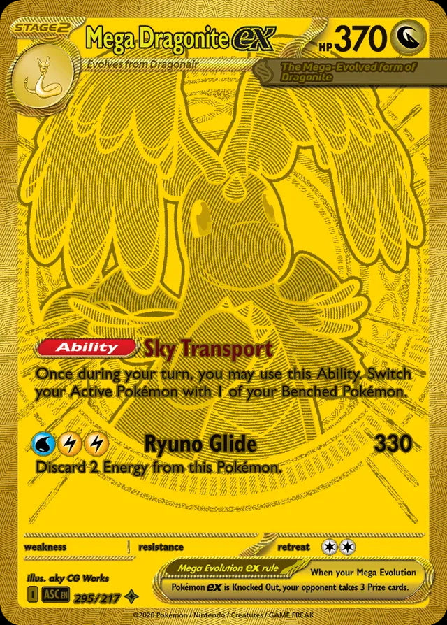 Ascended Heroes Mega Dragonite ex #295/217